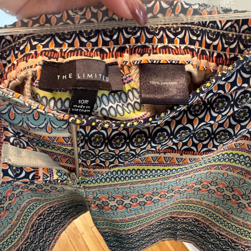 The Limited Colorful Geometric Print Shorts